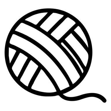 клубок минимализм sticker