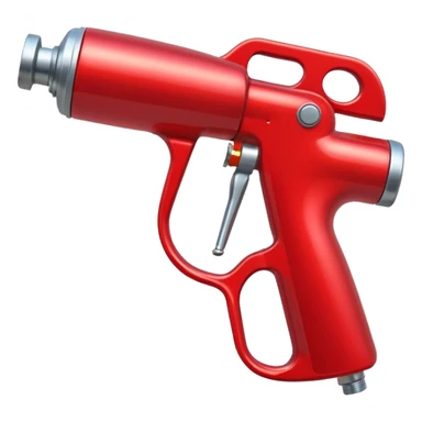 red Spray Gun sticker