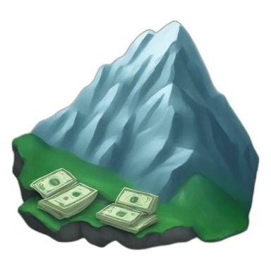 mountain money sticker