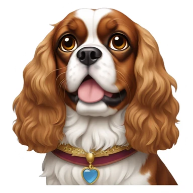 King Charles spaniel sticker