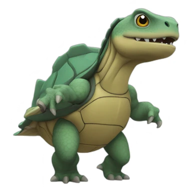 Tortank sur un ronflex sticker