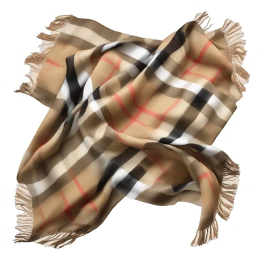 Burberry scarf sticker