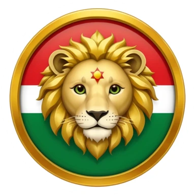 🦁☀️🇮🇷 اون شیر و خورشیدو بیار وسط پرچم جای الله sticker