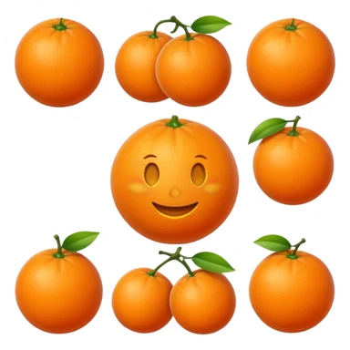 genere moi une orange sticker