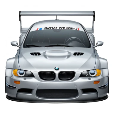 Make BMW M3 GTR 2005 emoji in detailed! sticker