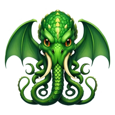 Cthulhu dragon sticker