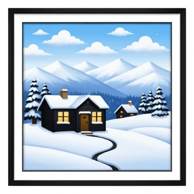 thumbnail picture mac os, painting on wall, snow sticker
