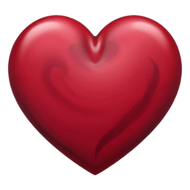 heart with a dark swirl sticker