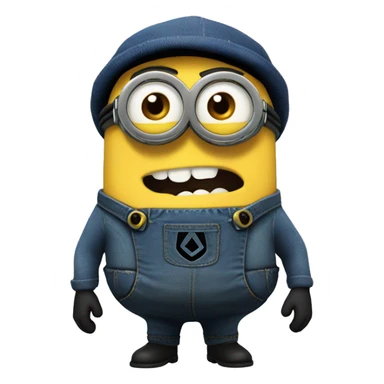 Despicable 4 character mega minion  sticker
