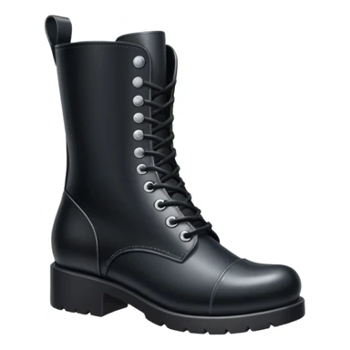 A pair of black boots sticker