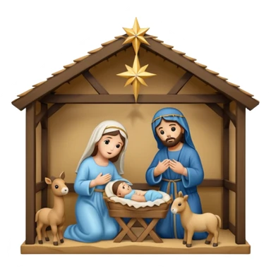 Black nativity sticker
