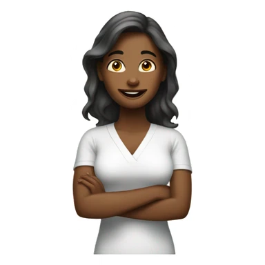 Women saying good morning  sticker