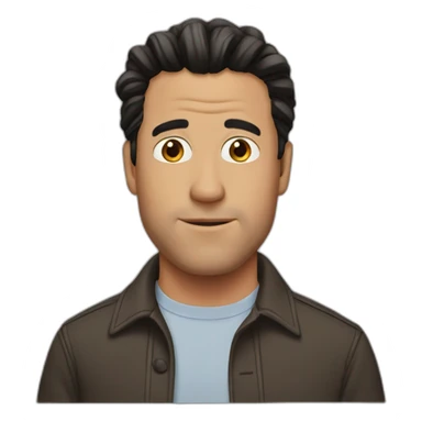 chandler from friends sticker