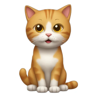 Un chat dans u pain sticker