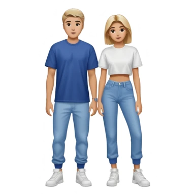 Justin bieber et hailey bieber  voir tous le corps  sticker