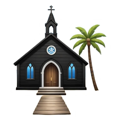 beach church sticker