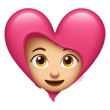  Corazón rosa sticker