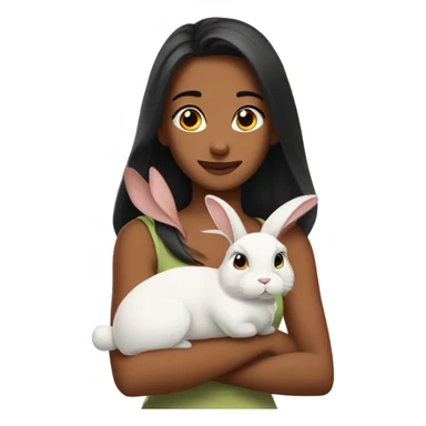 Jasmine beat a rabbit sticker