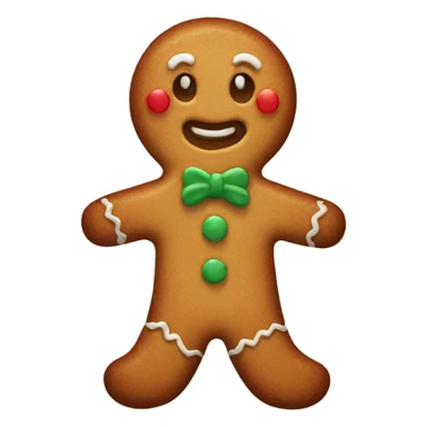 Cute gingerbread cookie  sticker