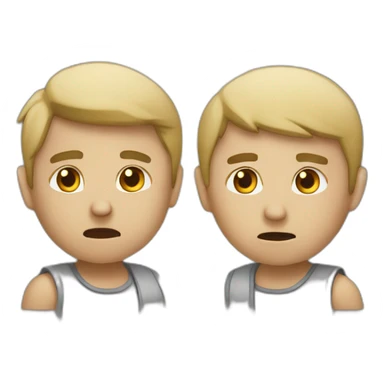 Two people argue sticker