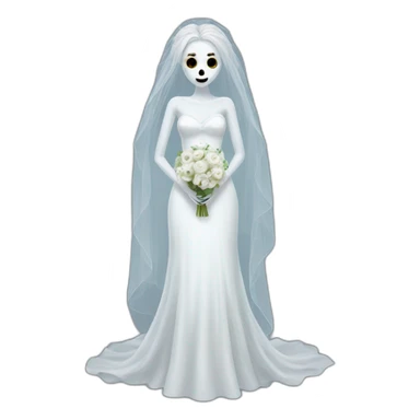 Ghost bride sticker