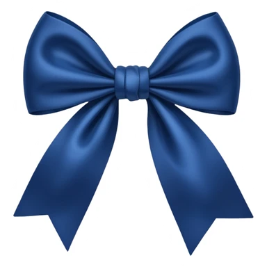 Laço azul escuro  sticker