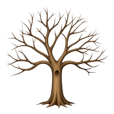 leafless tree sticker
