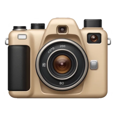 Camera beige sticker