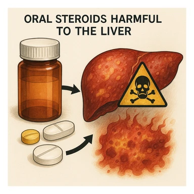 steroidi orali tossici per il fegato sticker