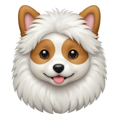 Pocket Billy dog white sticker