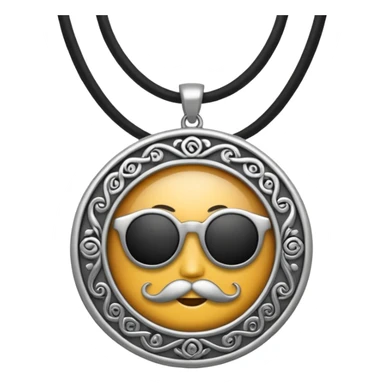 hipster necklace sticker