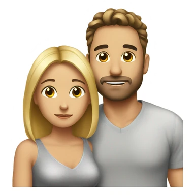 Me with husband sticker