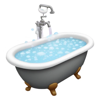 Bubble bath tub sticker