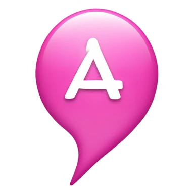 pink bubbly check mark sticker