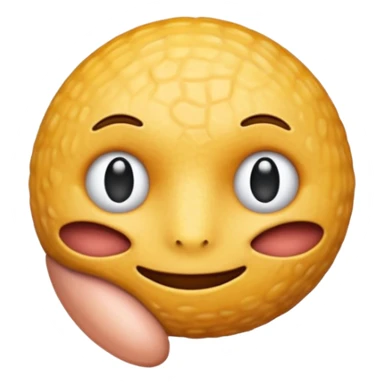 An emoji symbolizing a prostate sticker