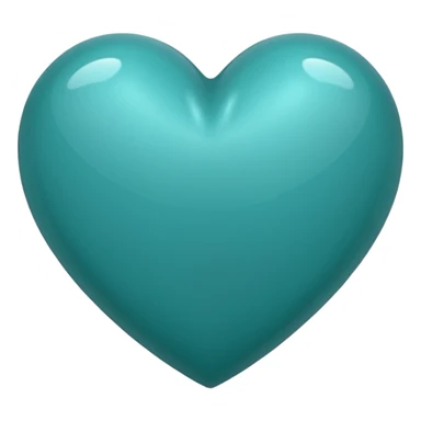 teal heart in a hug sticker