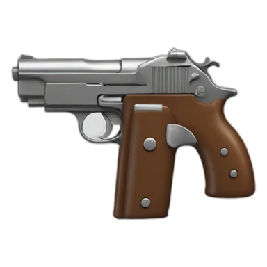 Pistolet qui tire une balle sticker
