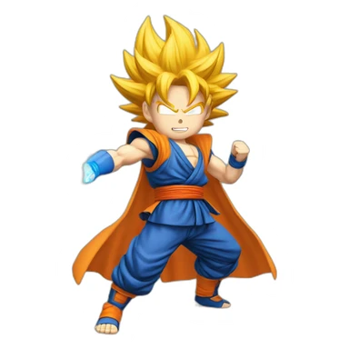 sangoku kamehameha sticker