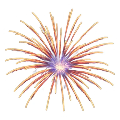 Fireworks sticker