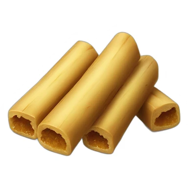 raw brown sugar cane bars sticker