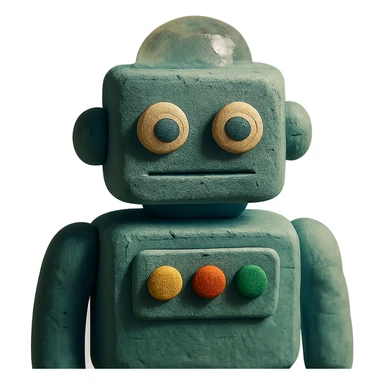 AI robot sticker