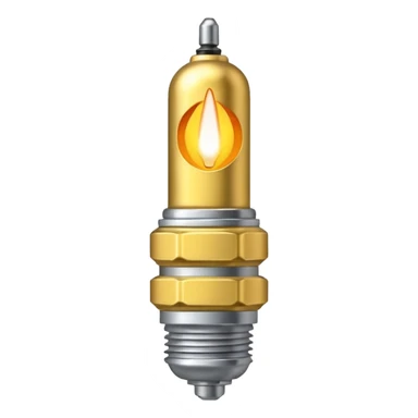 emoji spark plug sticker
