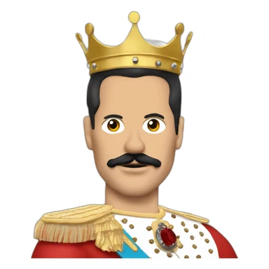 Queen freddy mercury sticker