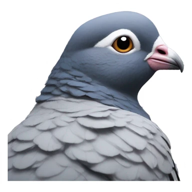 pondering pigeon sticker