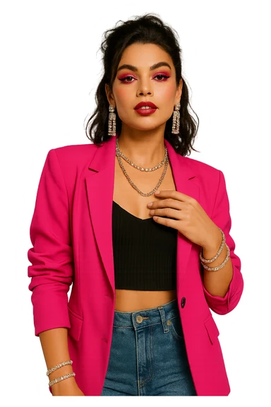 slay girl, sparkling accessories, trendy and confident sticker