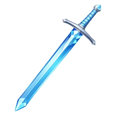 Minecraft dimond sword sticker