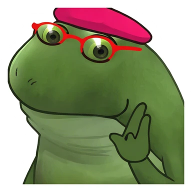 Unsure blushing sticker