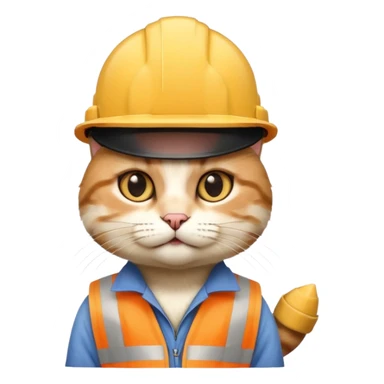 cat wearing architecture stuff sticker