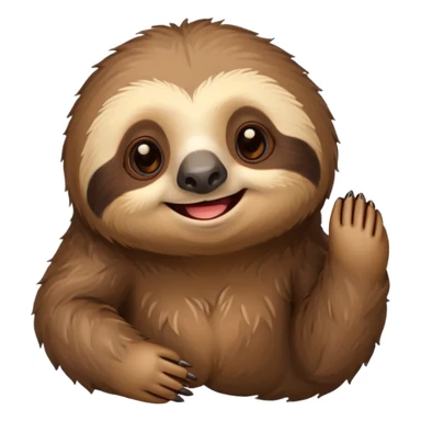 a cute sloth sticker