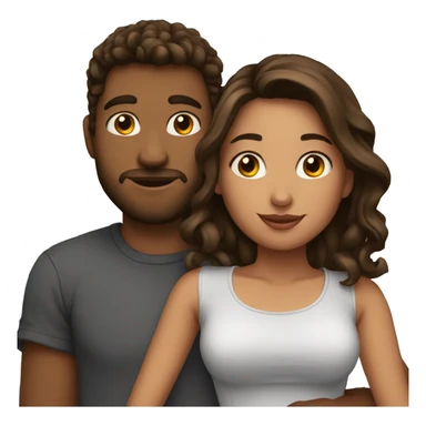 Boyfriend girlfriend sticker